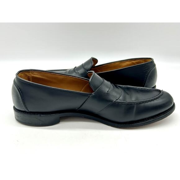Allen Edmunds Randolph Men's Penny Loafers Black Made In USA Size 12 B 4809 - Picture 11 of 15